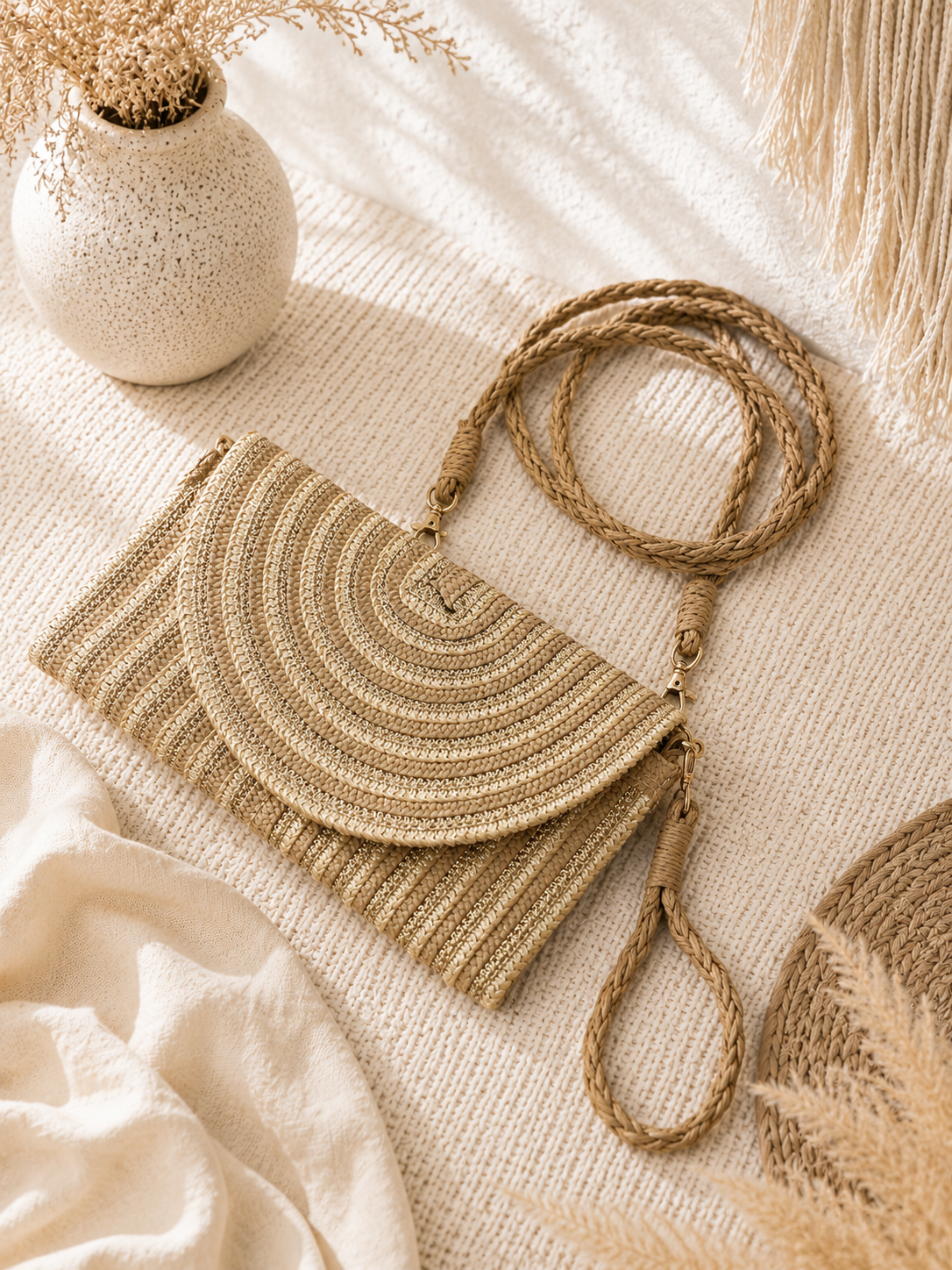 Tasche "Enrica" - Clutch | Umhängetasche Boho Stil