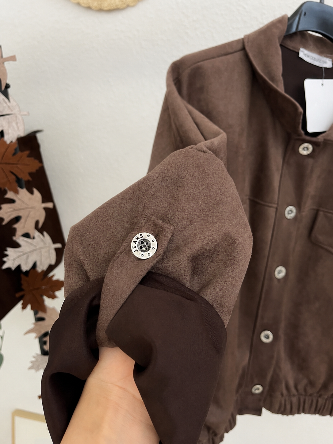 Jacke "SAMATHA" Wildlederlook Jacke