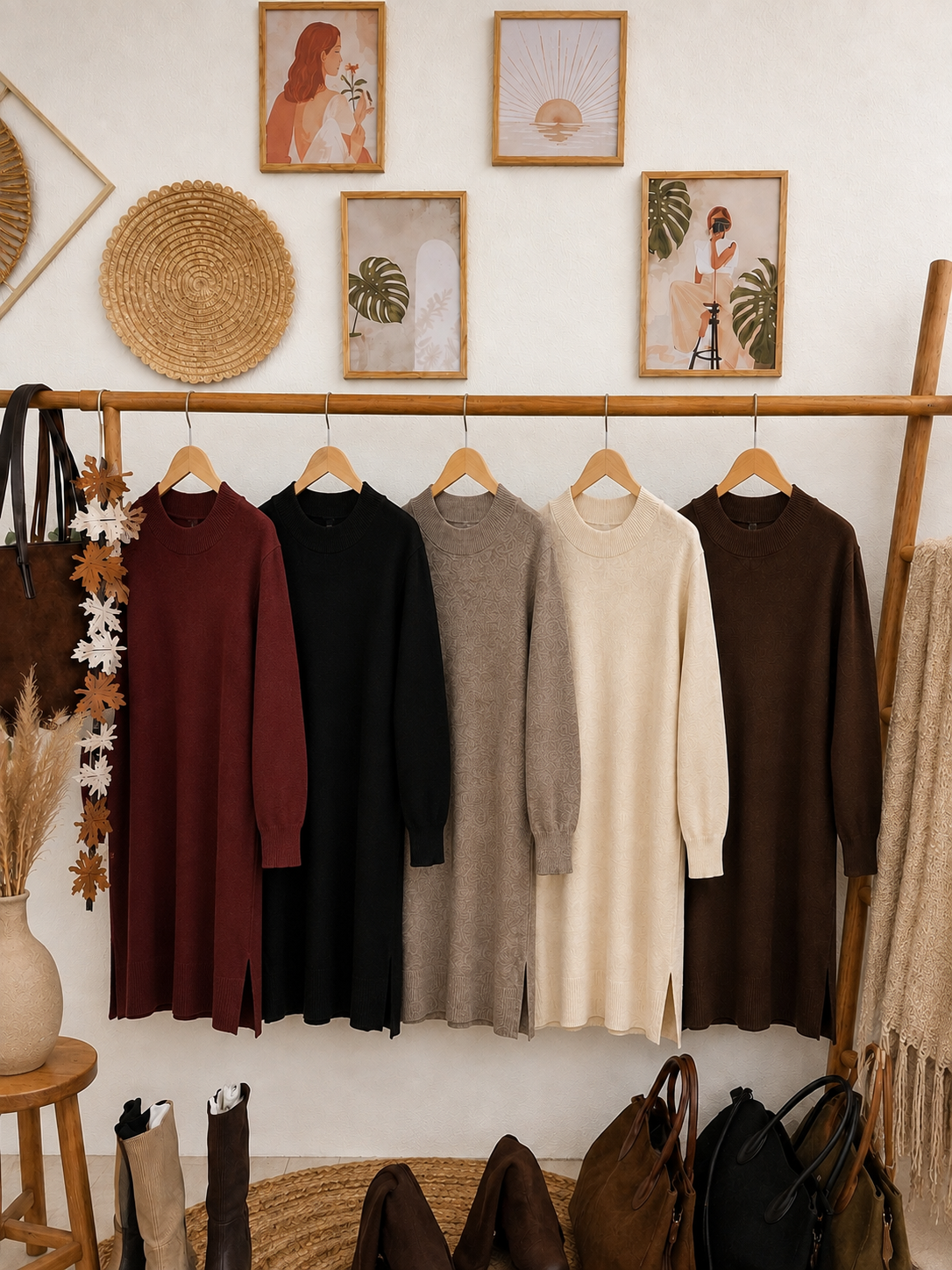 Pulloverkleid "MARTA" - verschiedene Farben
