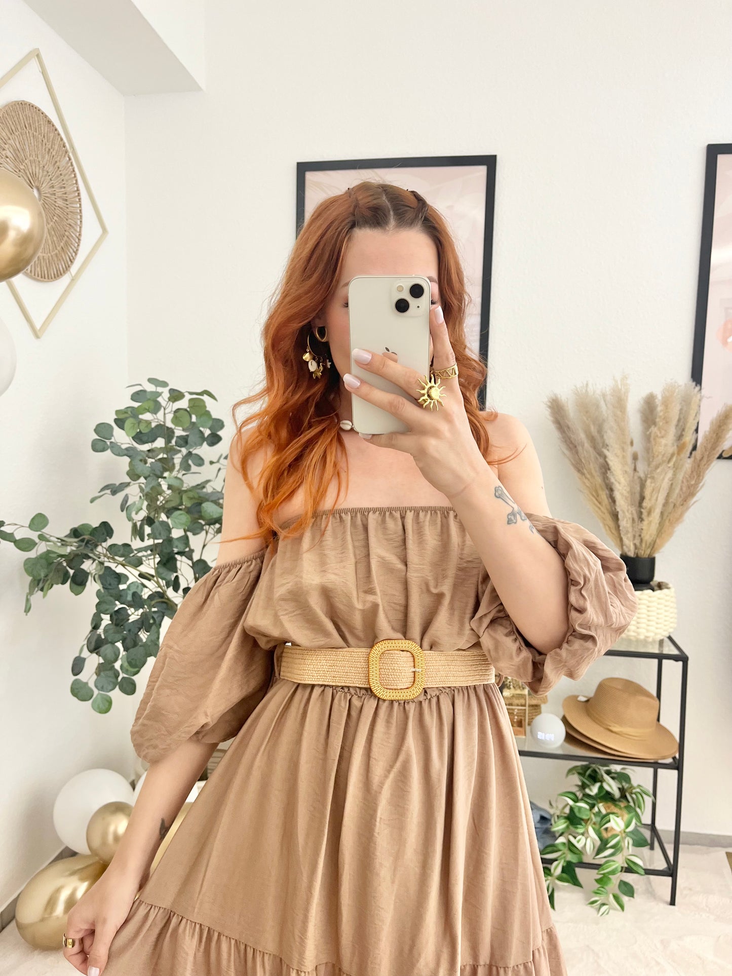 Kleid "Maria" - braun