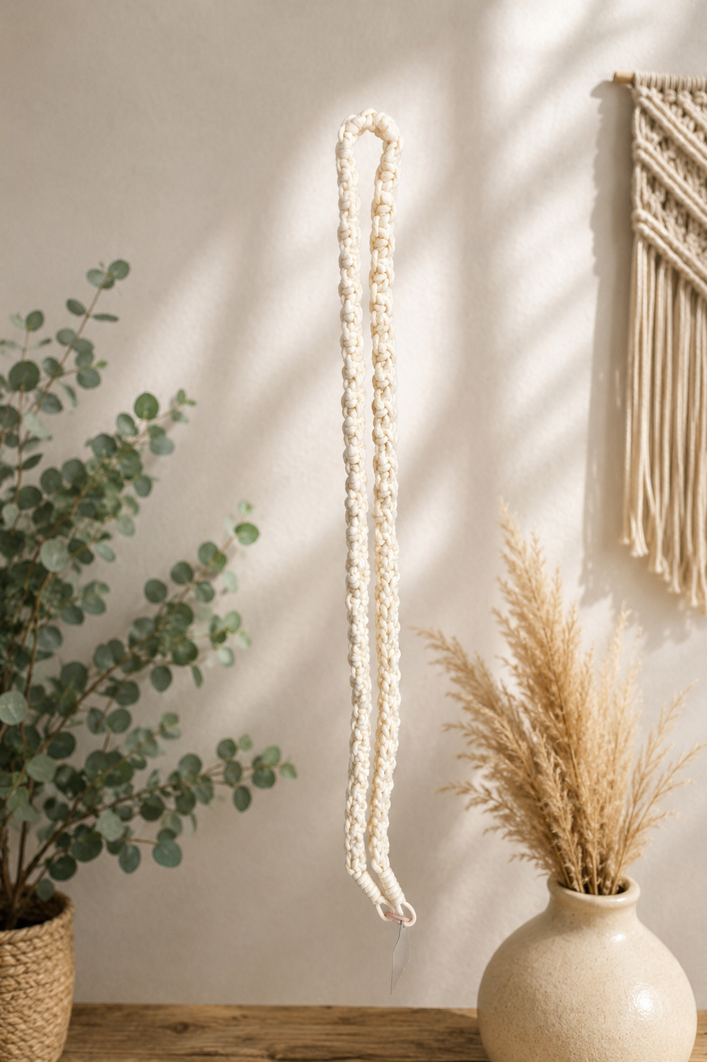 Handykette "Boho" creme