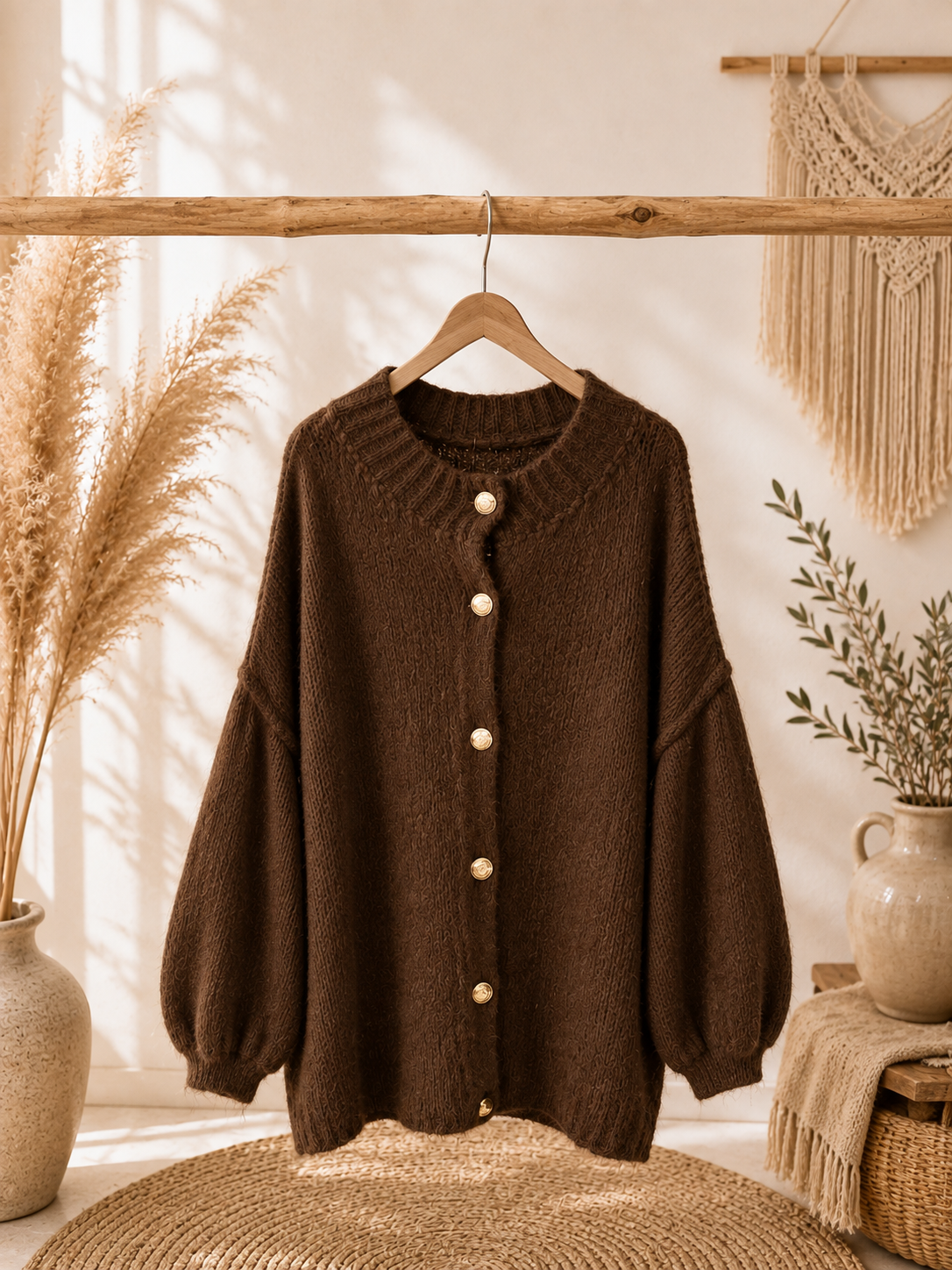 Cardigan "OLGA" - kuschliger Cardigan mit Knöpfen
