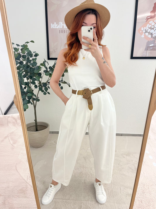 Wildlederlook Hose "Valeria"