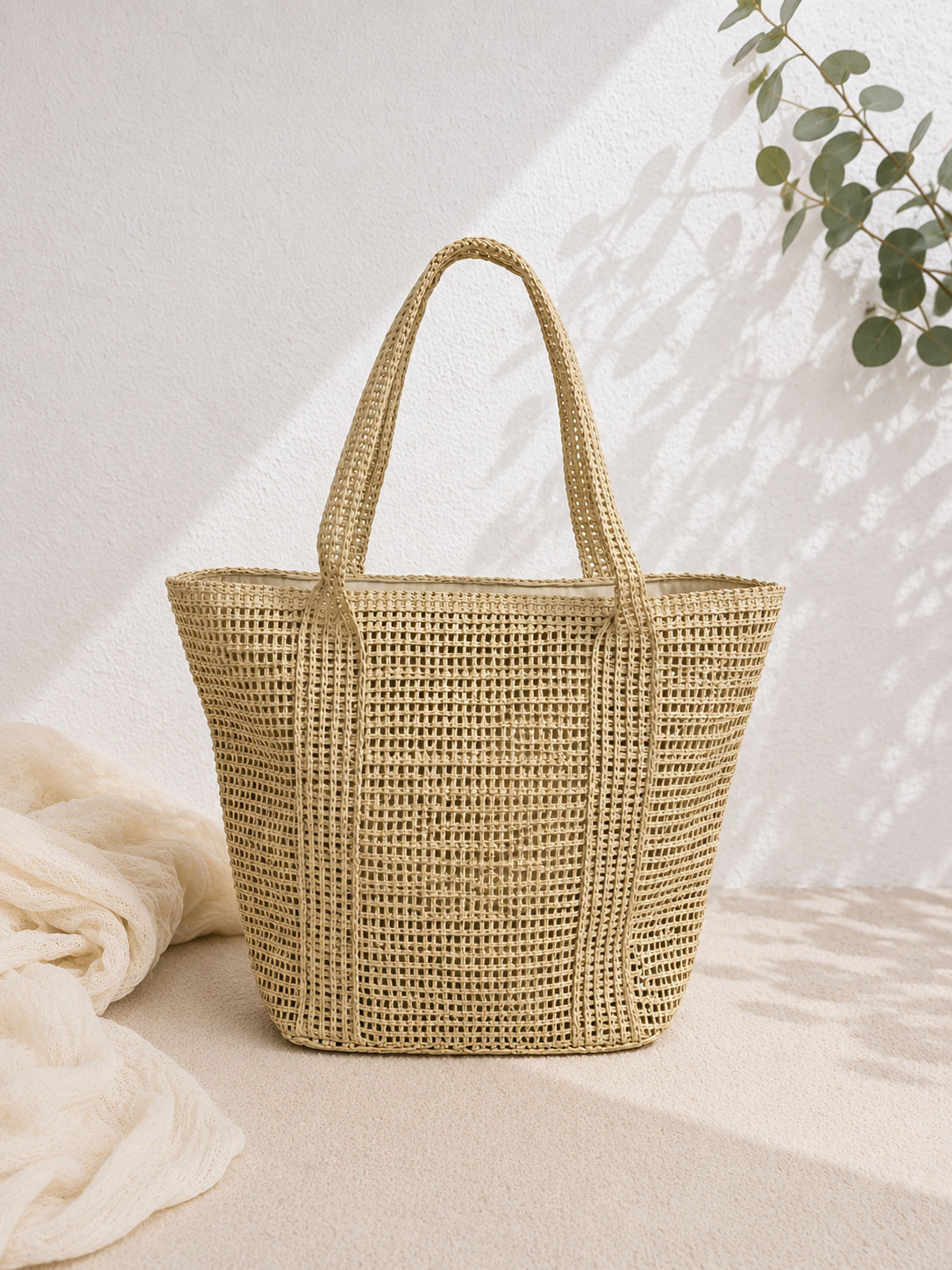 Tasche "Linara" - Basttasche | Tragetasche im Beachlook