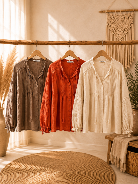 Bluse "LUZIE" - in verschiedenen Farben