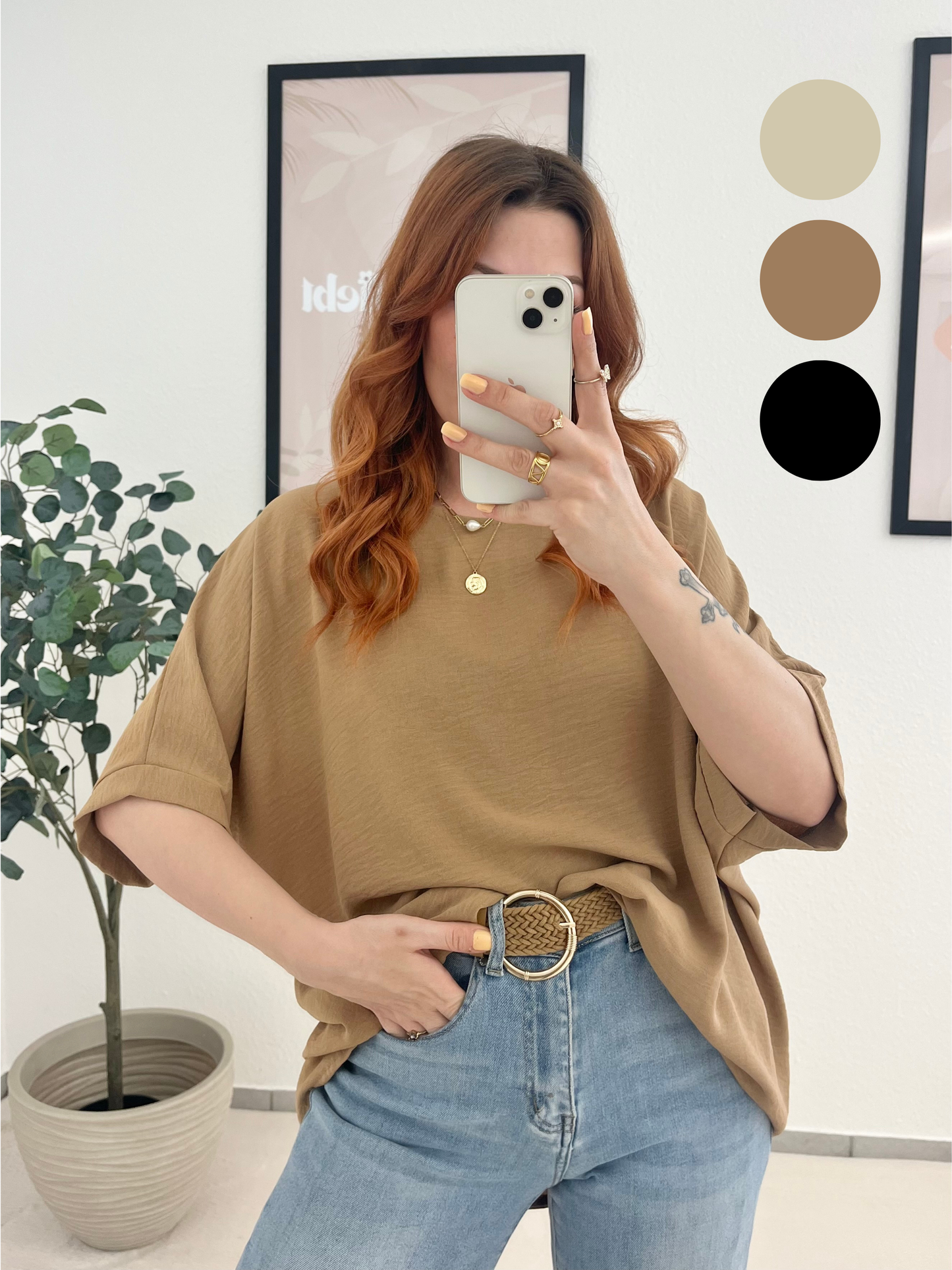 Oversize Shirt "Ella" - versch. Farben