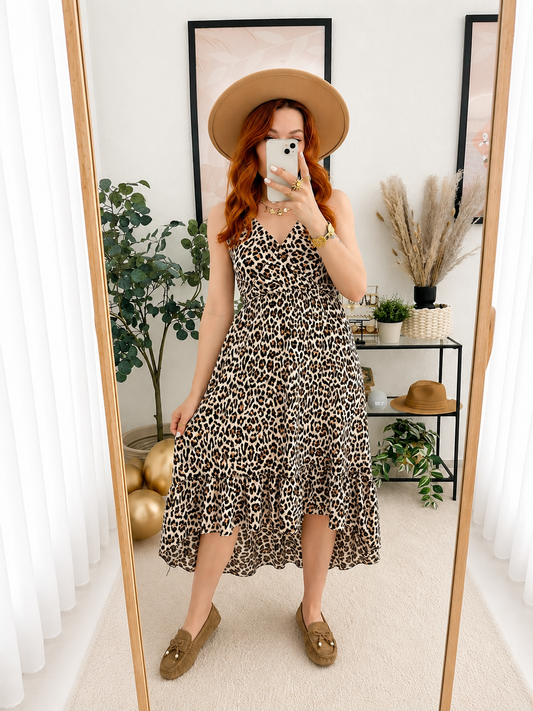 Kleid "Alba" Leo - süßes Midikleid