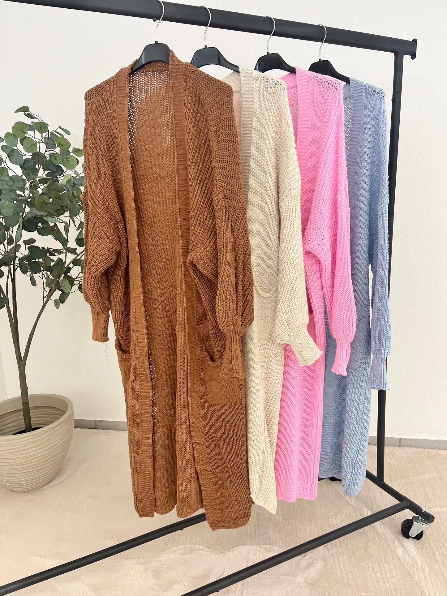 Long Cardigan "Mila" - versch. Farben