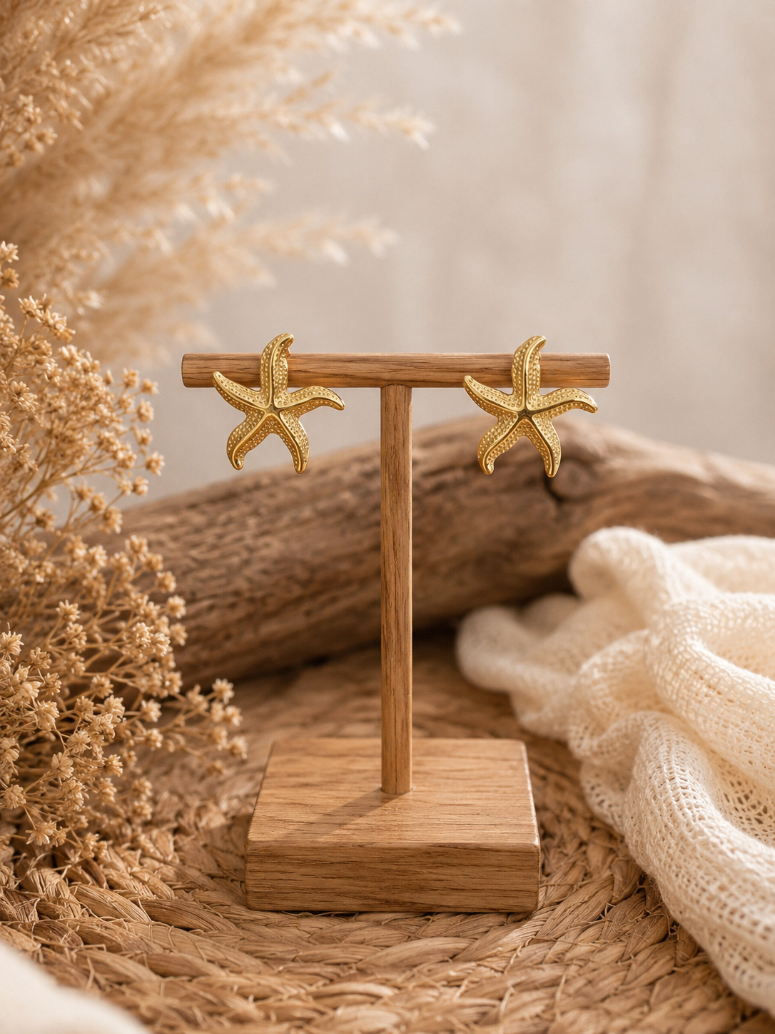 Ohrring "Seestern" gold