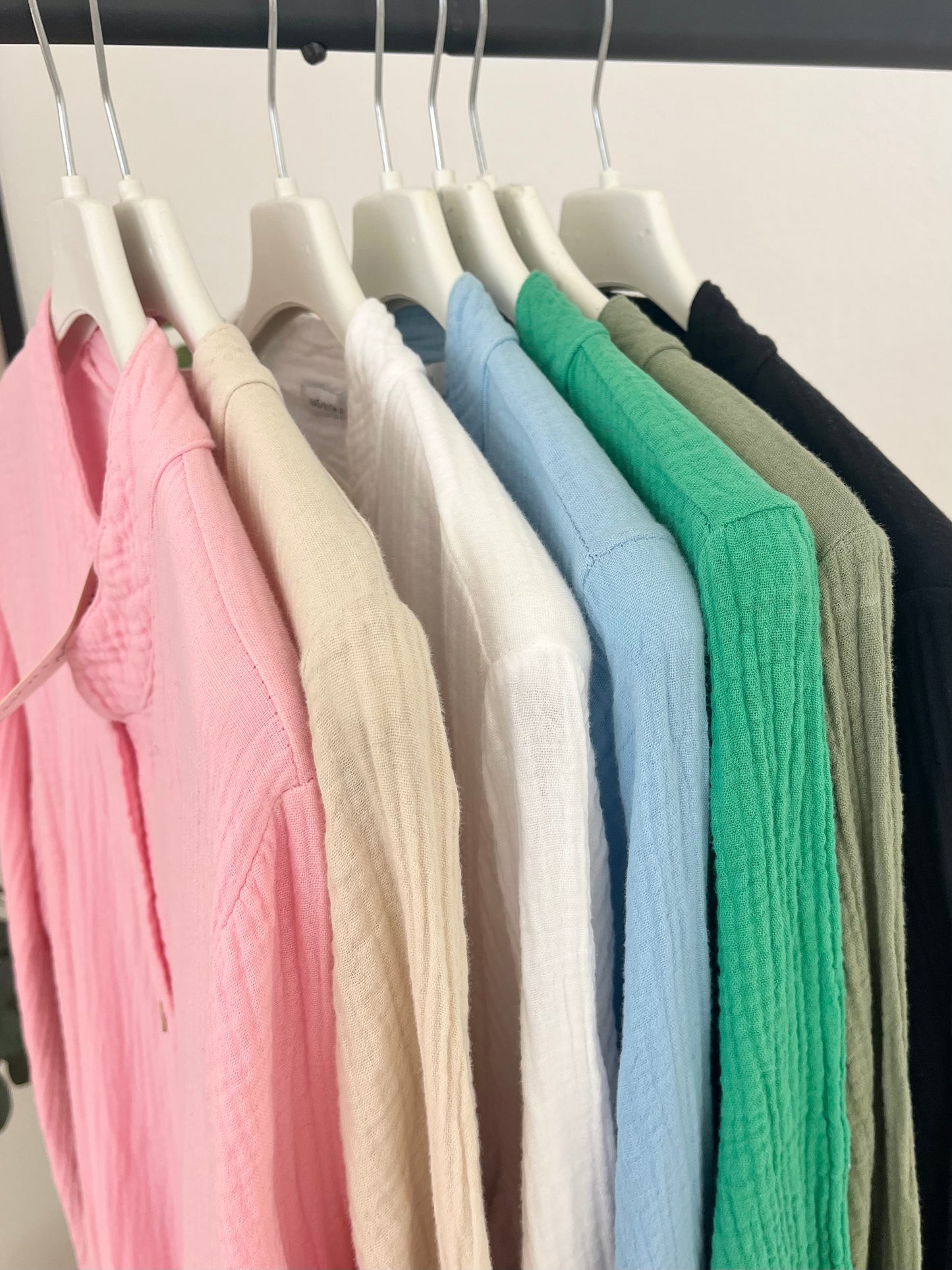 Musselin Kleid "Leni" - versch. Farben Midimusselinkleid