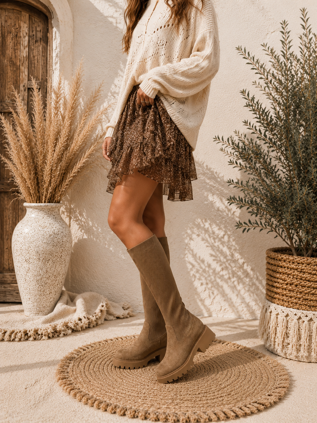 Stretch Stiefel "ALEJANDRA" in verschiedenen Farben / Größen