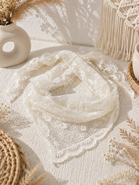 Spitzentuch "Ally“ creme
