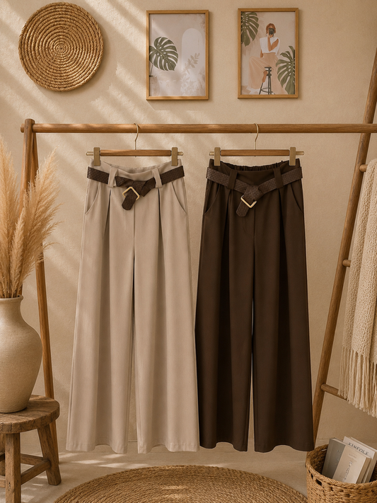 Hose "MANDY" - leichte Hose mit Schlag