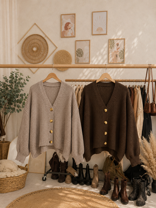 Cardigan "INNA" mit Knöpfen