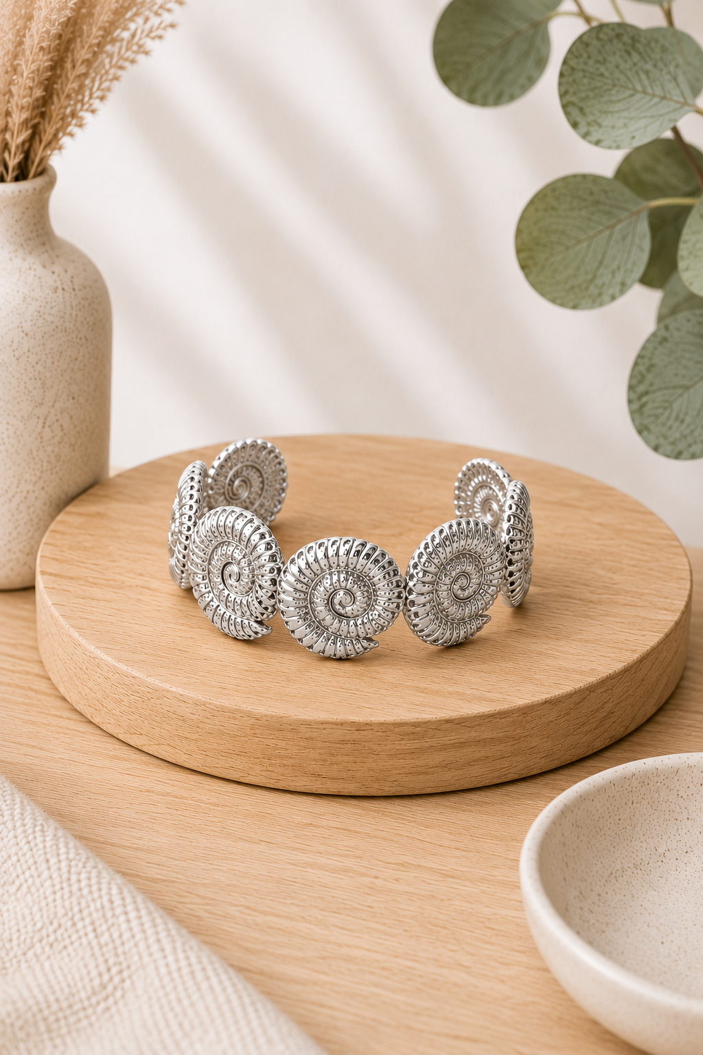 Armband "Muscheli" gold/ silber