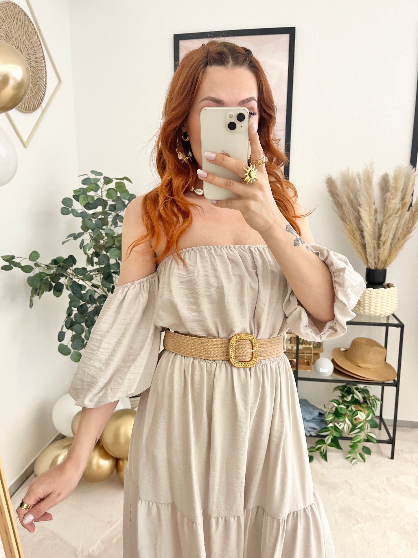 Kleid "Maria" - creme
