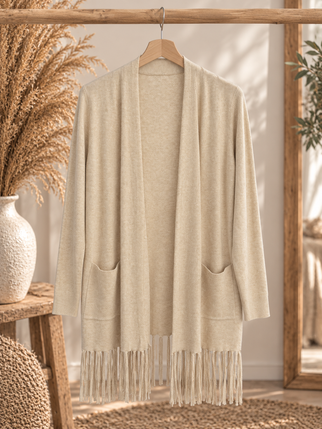 Cardigan "FRANLI" in creme