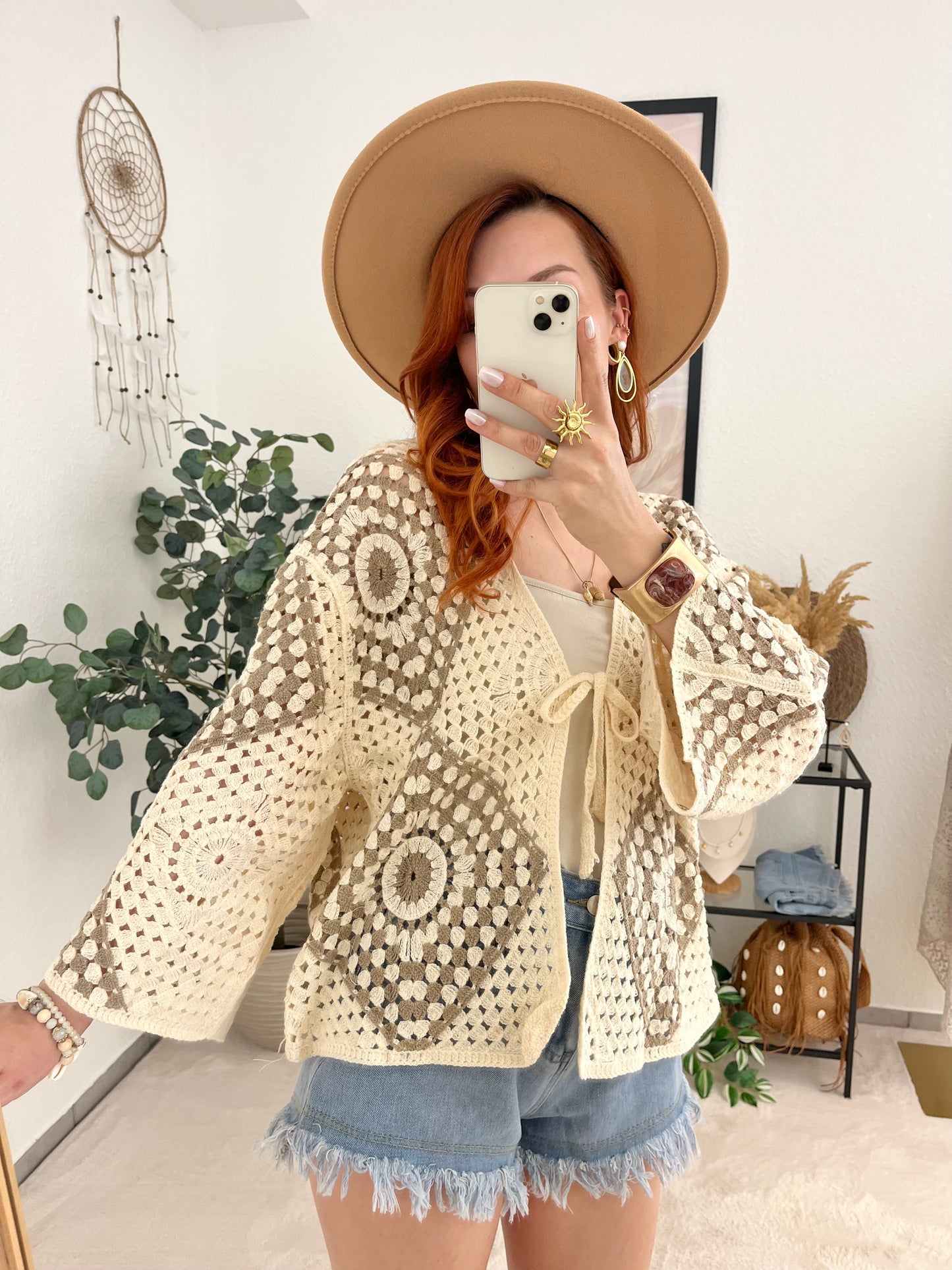 Häkeljacke "Liliana" - Boholook Cardigan