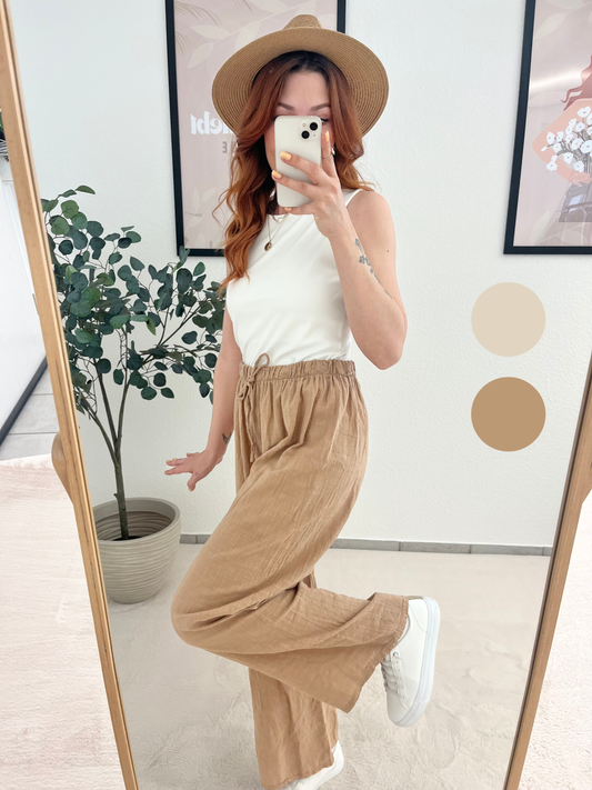 Leinenhose "Sanna" - versch. Farben