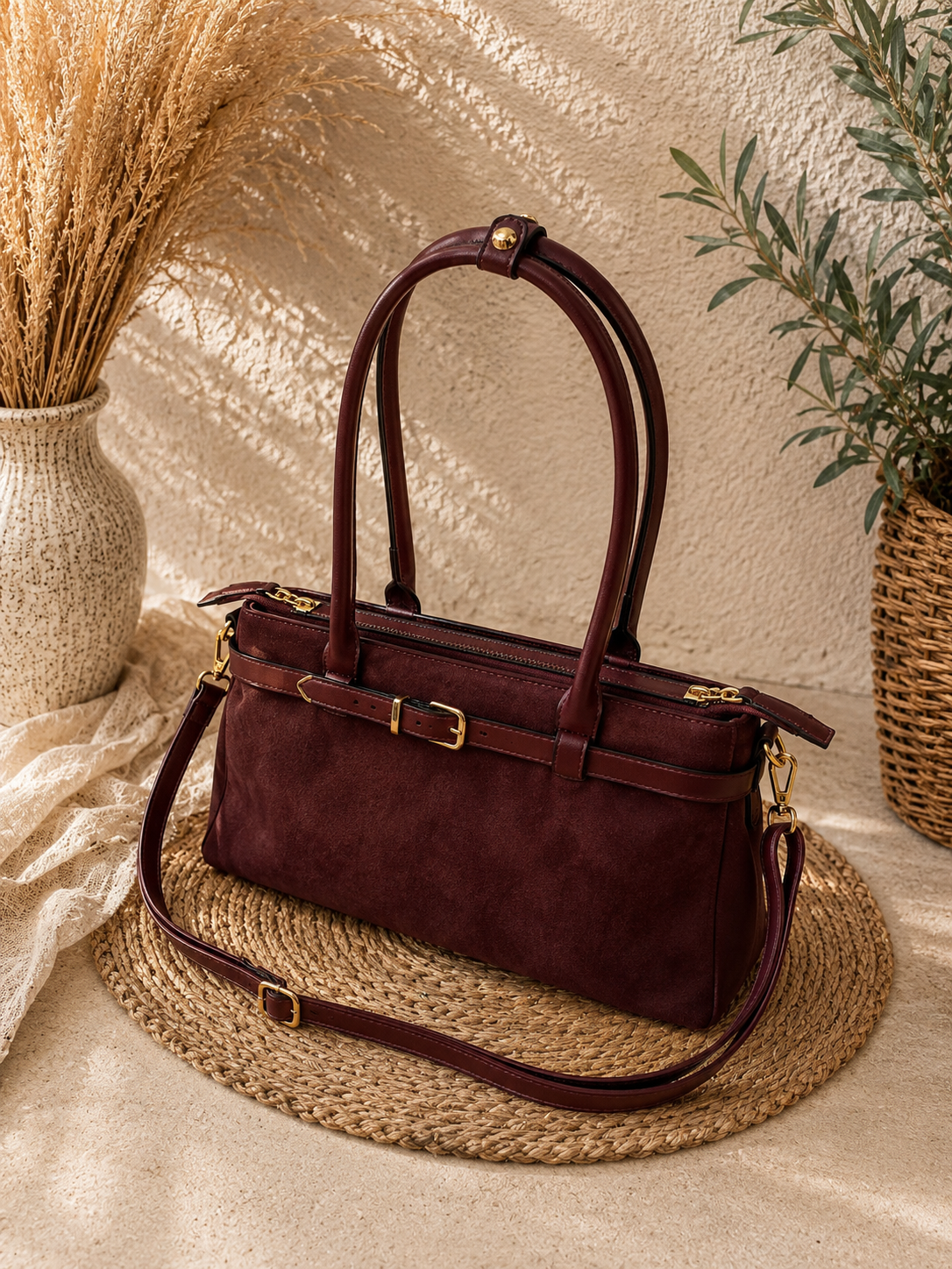 Vintage Bowling Bag "VANNIA" - verschiedene Farben