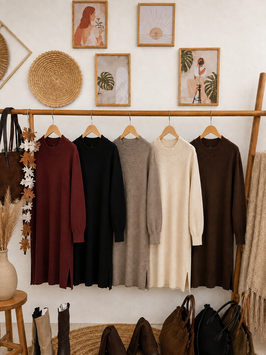 Pulloverkleid "MARTA" - verschiedene Farben