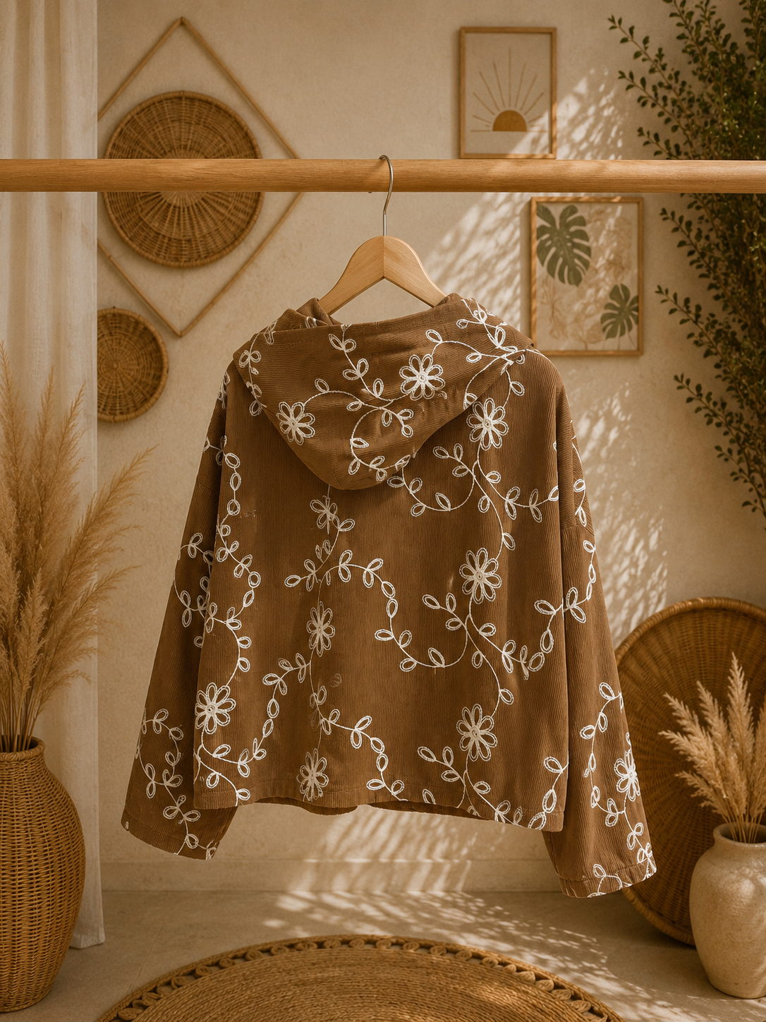 Jacke "FLOWER" - bestickte Jacke in verschiedenen Farben
