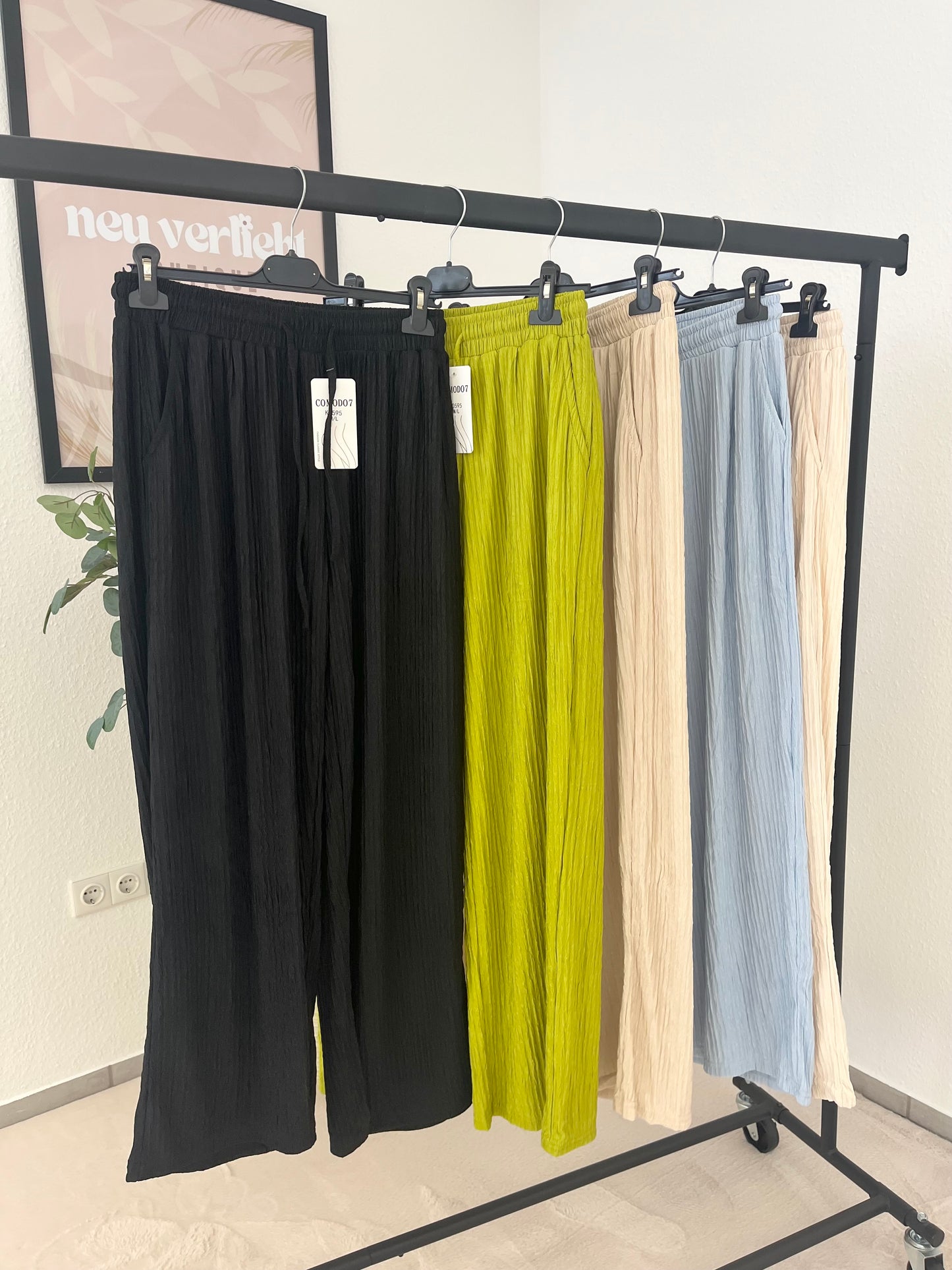 Plissee - Hose "Elara" - versch. Farben