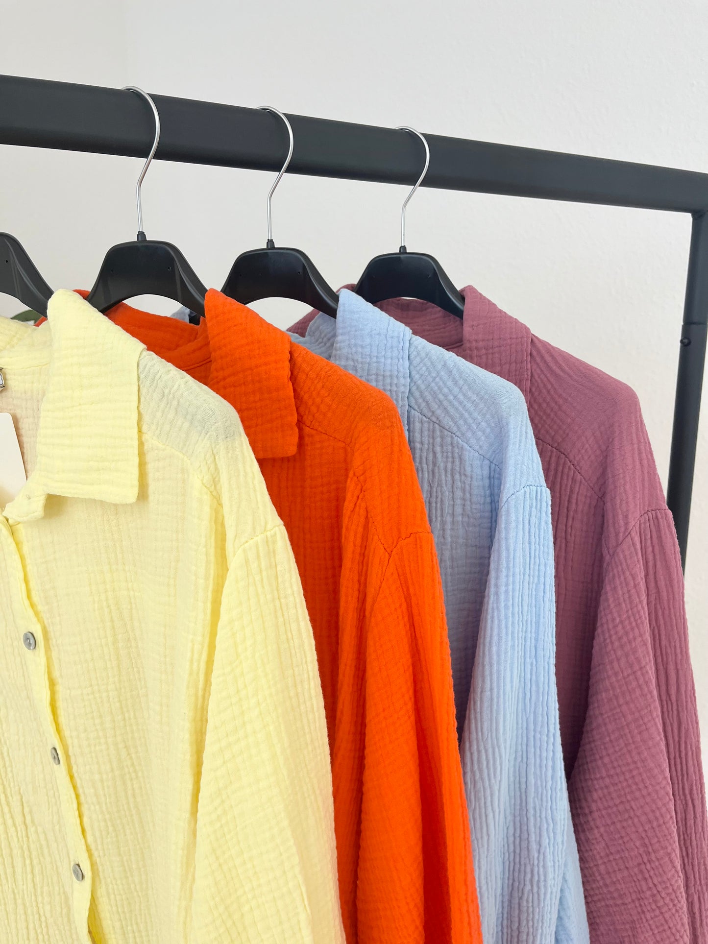 Musselin Bluse "Stephi" - versch. Farben