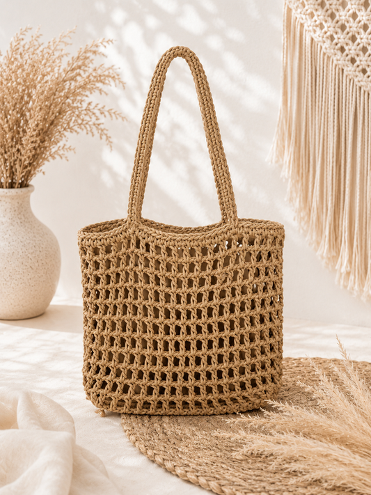 Tasche "Bonni" - Strandtasche Boholook mit Henkeln