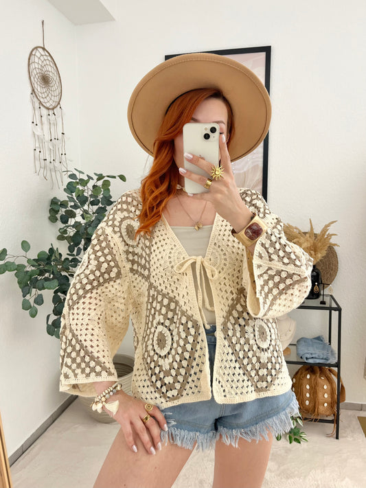 Häkeljacke "Liliana" - Boholook Cardigan