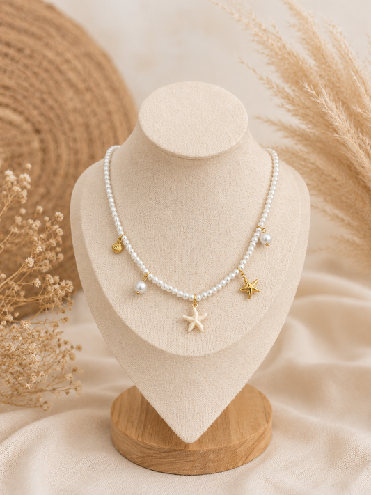 Kette "Pearl" mit Perlen und Anhänger