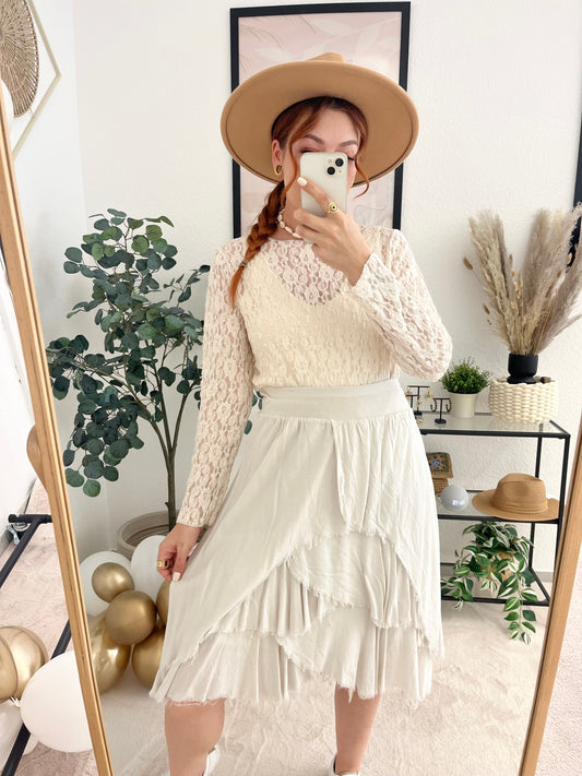 Rock "Nancy" creme/beige