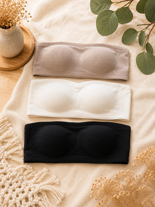 BH "Fiona" - trägerlos mit Pads herausnehmbar- verschiedene Farben & Größen