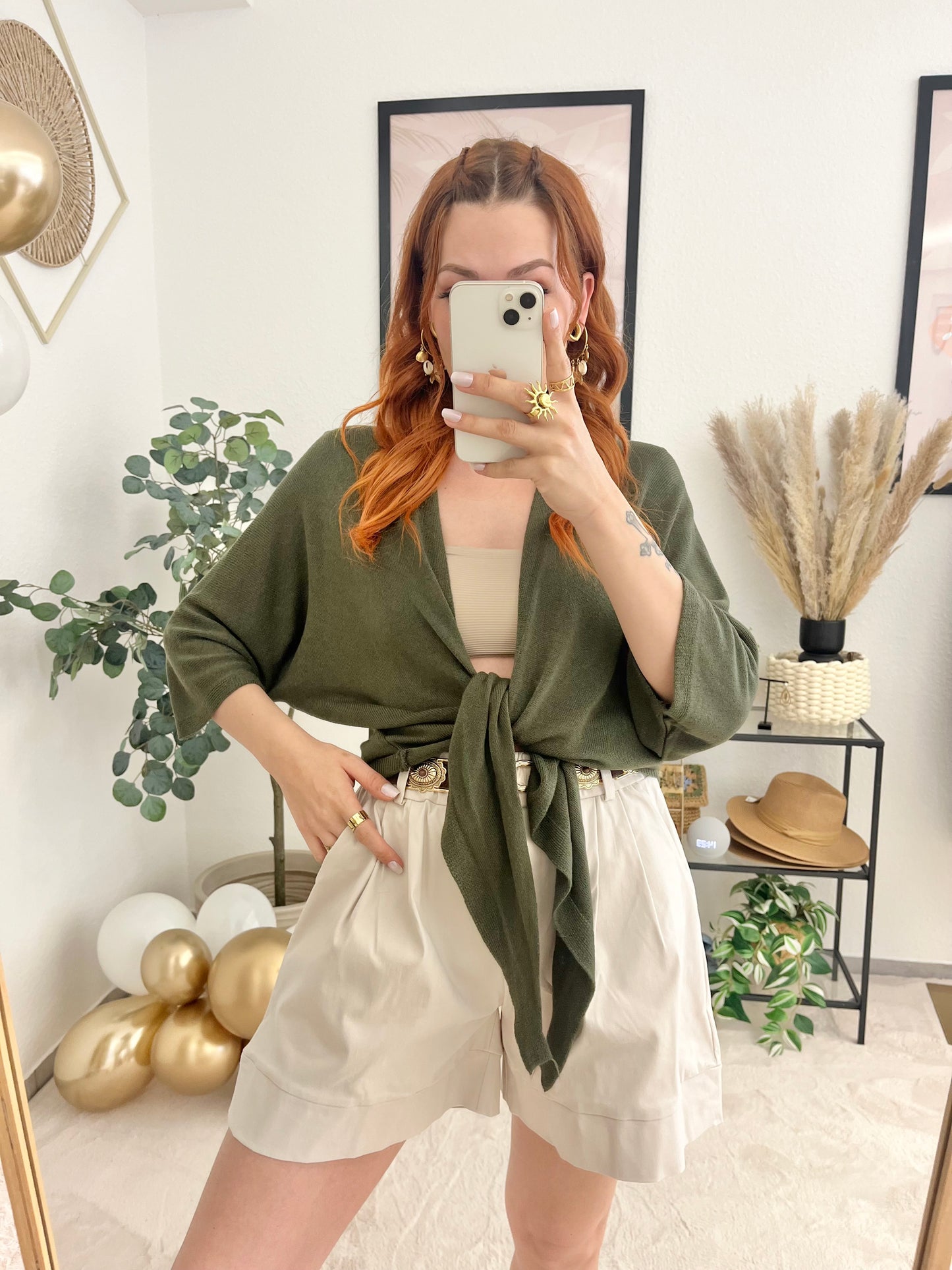 Jacke "Isa" -  khaki