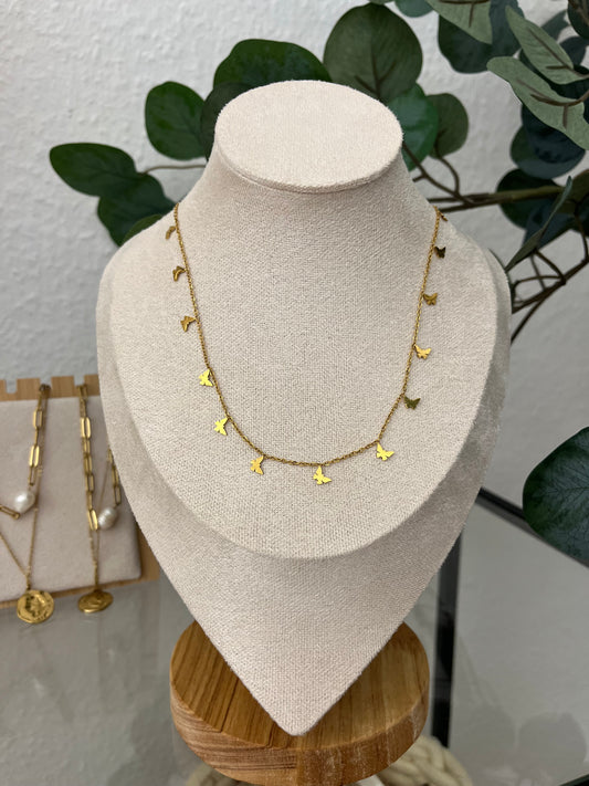 Kette "butterfly" gold