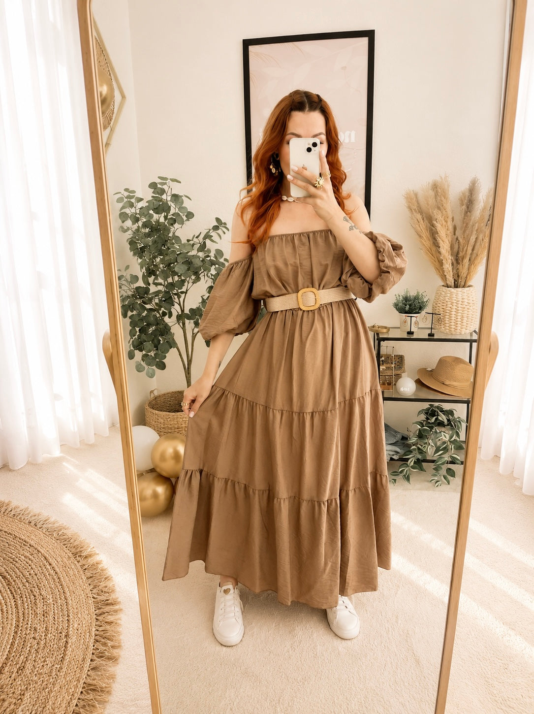 Kleid "Maria" - braun