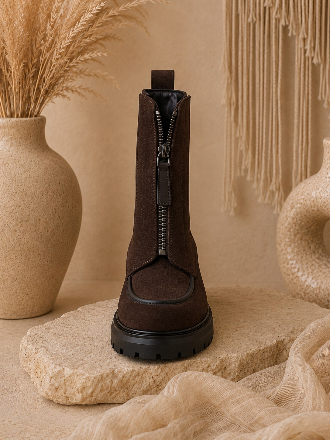 Boots "AYLISHA" in braun