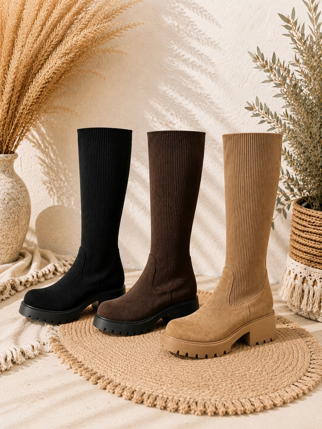 Stretch Stiefel "ALEJANDRA" in verschiedenen Farben / Größen