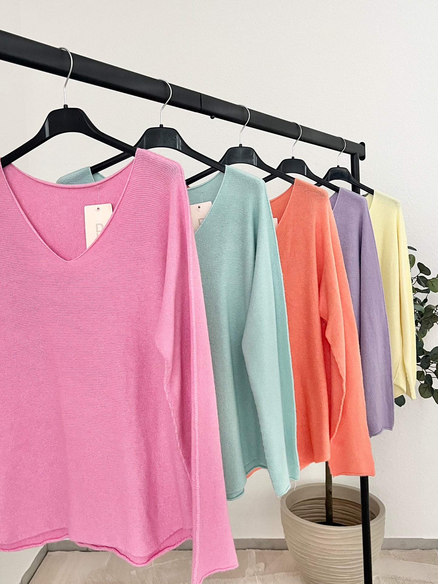 Pullover Marta V lang