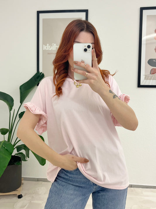 Shirt Rüschi rosa