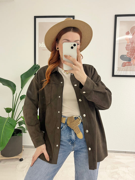 Jacke Wildi dunkelbraun