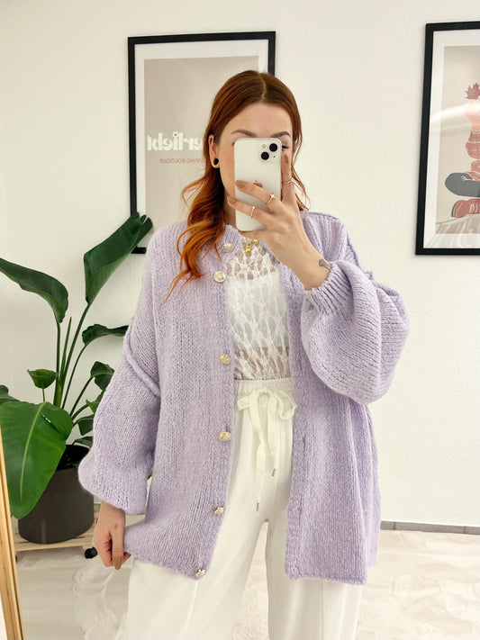 Cardigan Olga Flieder